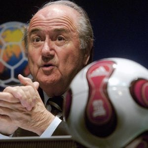"2014 FIFA Announcement (Joseph Blatter) 2" by Marcello Casal Jr. / ABr - Agência Brasil (Secretaria de Imprensa e Divulgação). Licensed under CC BY 3.0 br via Wikimedia Commons 