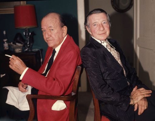 Noel Coward and Cole Lesley