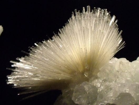 Mohawk Mesolite, a crystalized mineral spray.