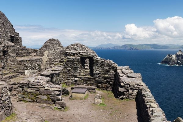 Skellig Michael where they are filming Star Wars Episode VII