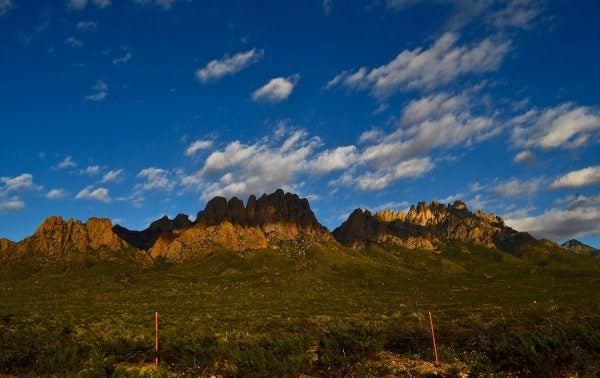 The Organ Mountains in New Mexico