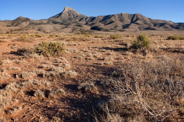 Small mountain range in New Mexico