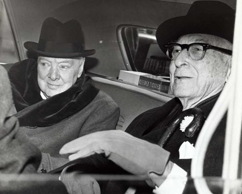 Winston Churchill and Bernard Baruch