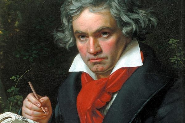 Ludwig van Beethoven Painting by Joseph Karl Stieler, 1819 or 1820