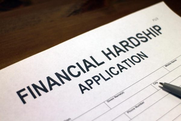 Financial Hardship Application