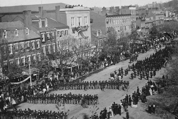 Lincoln's funeral in DC