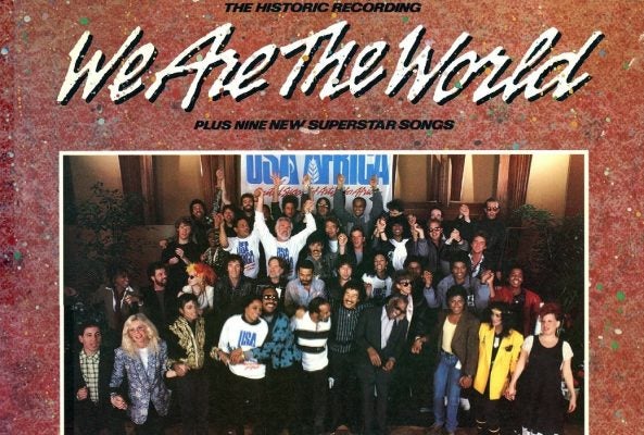 "We Are The World" album cover
