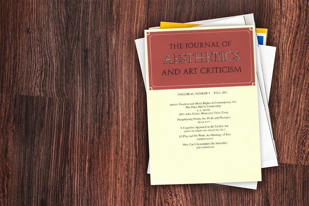 Cover of The Journal of Aesthetics and Art Criticism