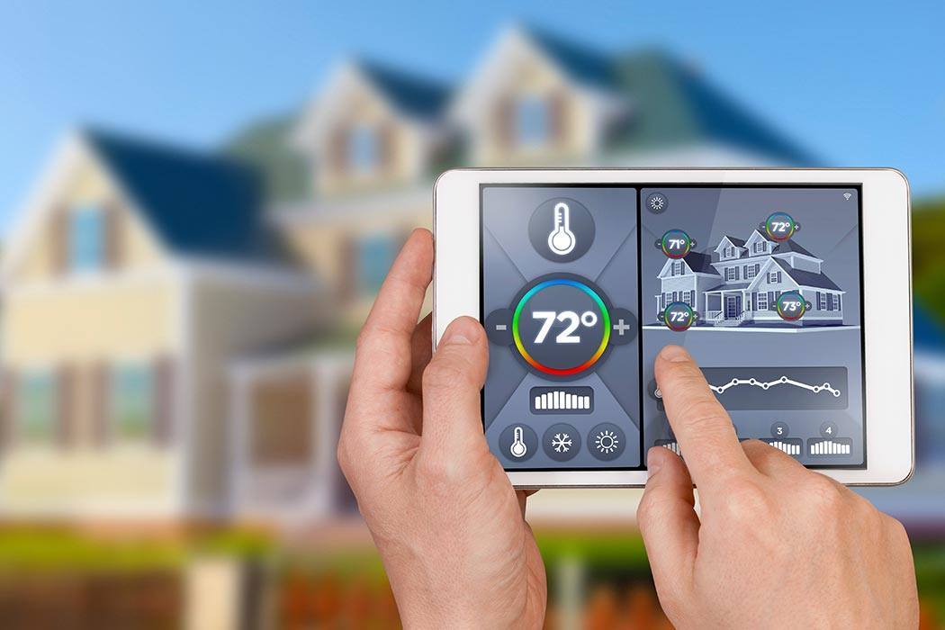 Smart home automation: remote controlling house temperature