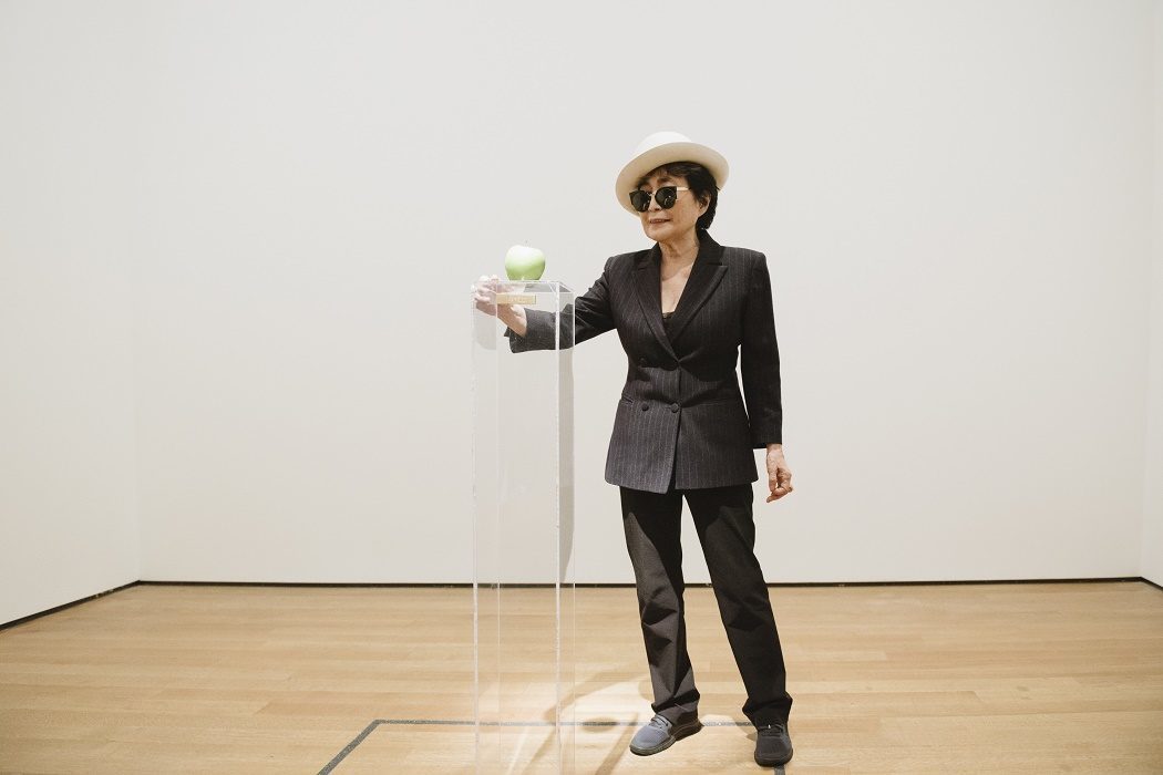 Yoko Ono at the MOMA