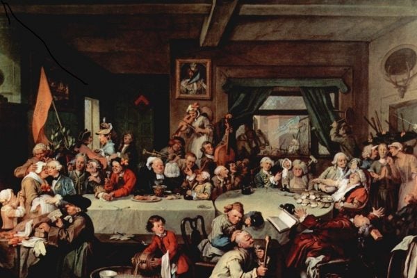 An Election Entertainment by William Hogarth, 1754-1755