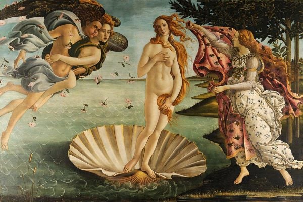 Birth of Venus - Sandro Botticelli [Public domain], via Wikimedia Commons