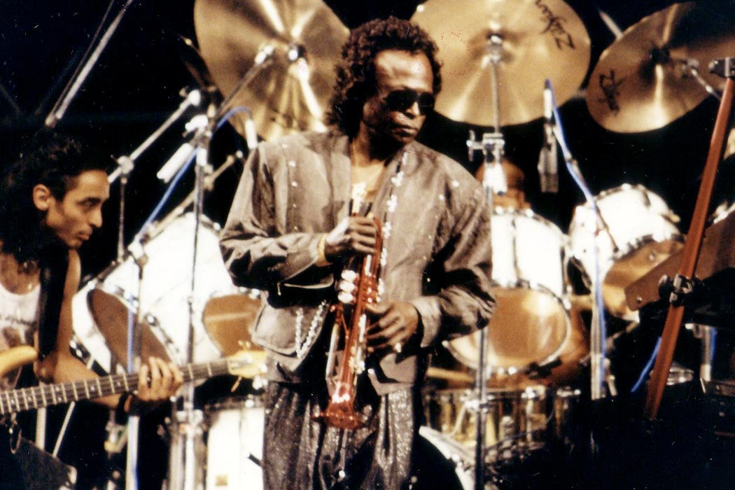 Miles Davis at the Nice Jazz Festival in July 1989  