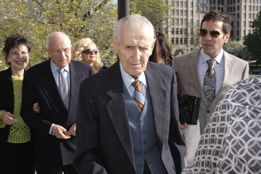 Jack Kevorkian attending an HBO premiere