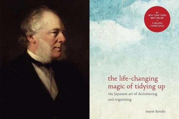 Samuel Smiles by Sir George Reid, The Life-Changing Magic of Tidying Up: The Japanese Art of Decluttering and Organizing by Marie Kondo