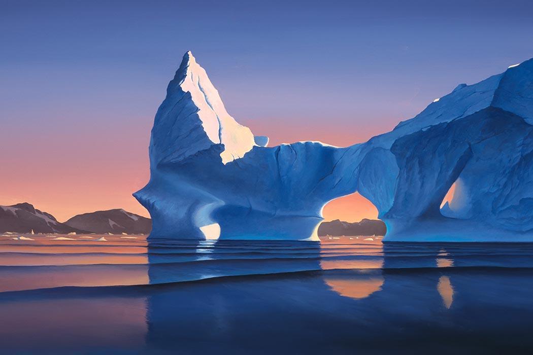 Icebergs in Antarctica