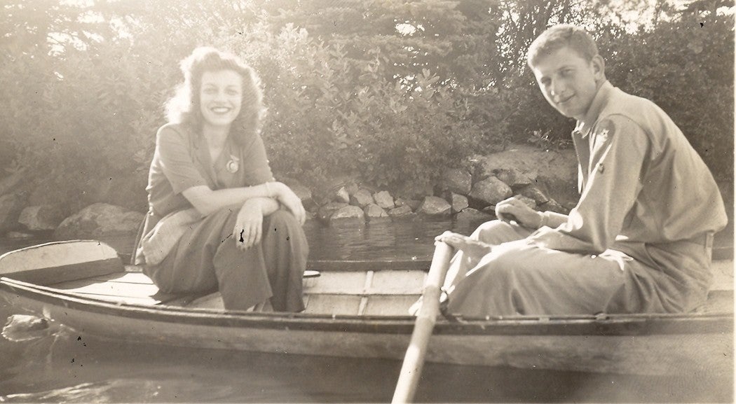 Libby Adler with Julian Denver CO Jul 28, 1943 Libby and Julian Adler enjoying romantic times. Collection of The Jewish Historical Society of Greater Hartford