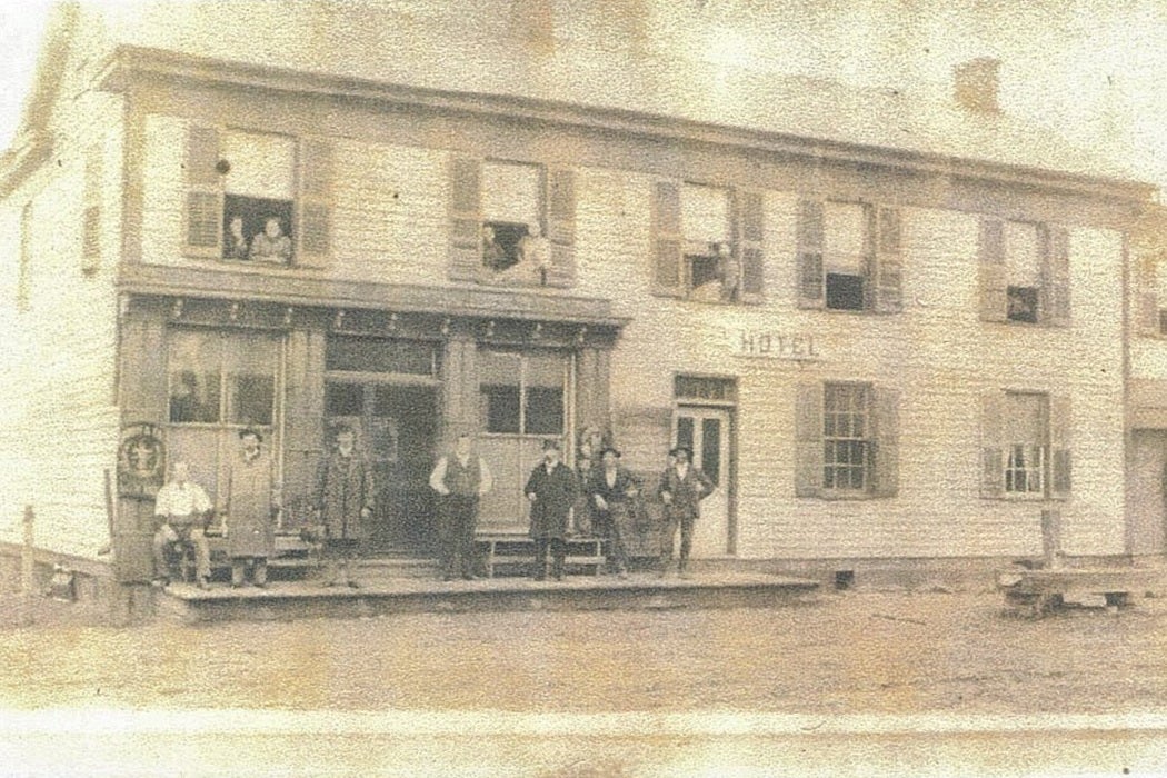 Poling Hotel and Saloon Laurelville OH Approx 1903