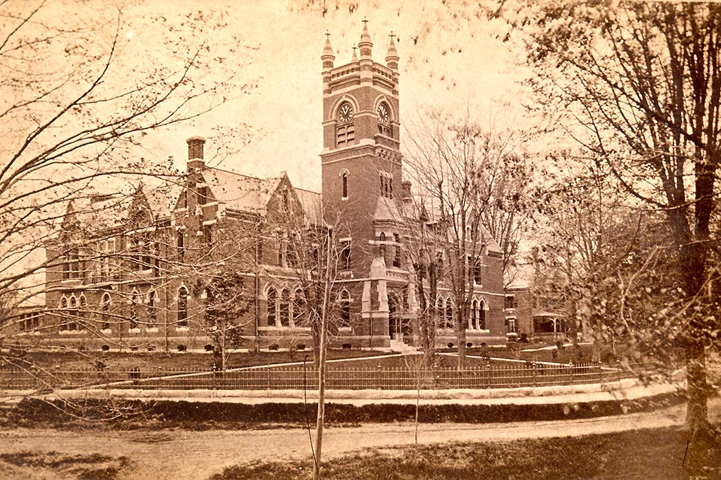 College Hall opened in 1875 as the main building of Smith College.