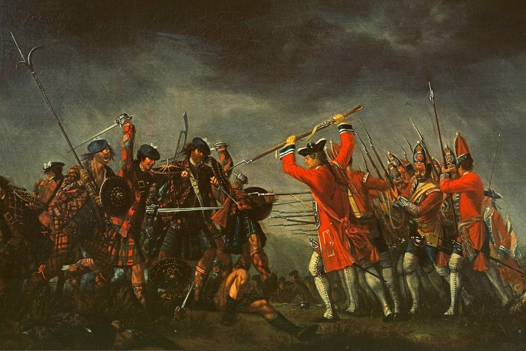 Painting of the Battle of Culloden