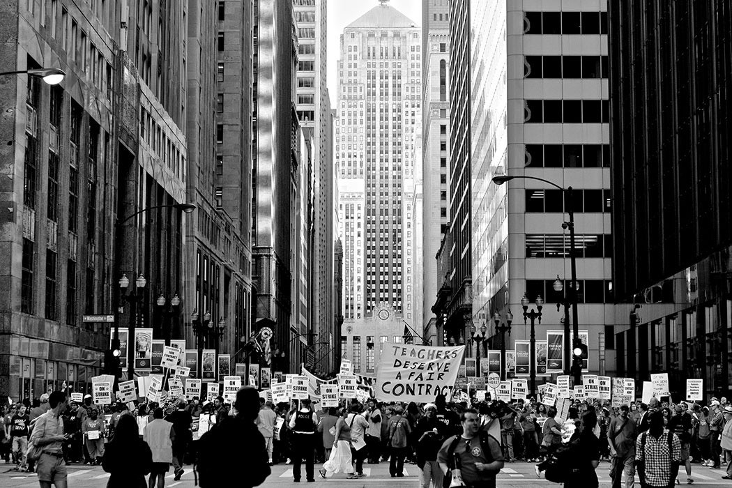 Chicago teachers striking