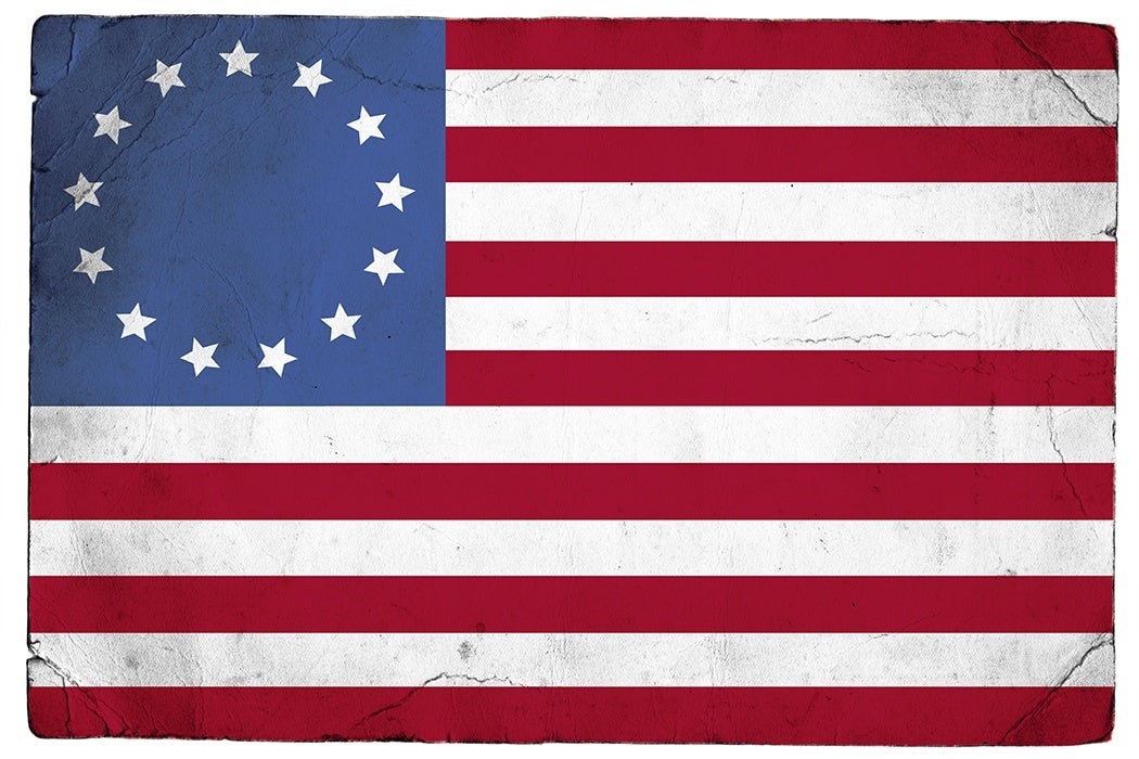 american flag 1778