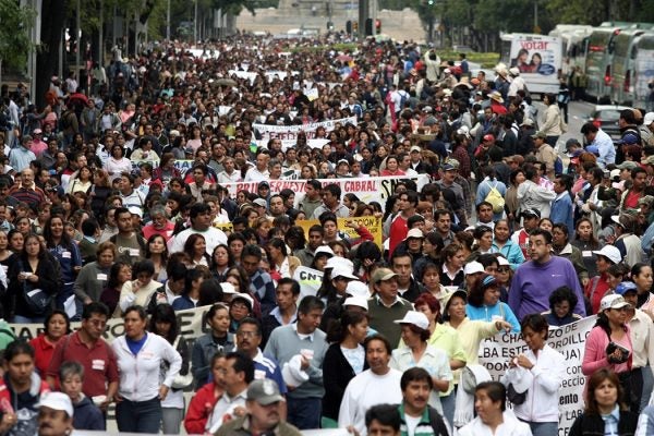 CNTE protests