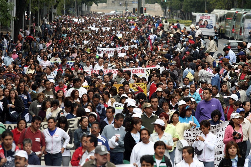 CNTE protests