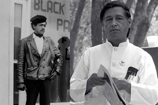 Bobby Seale and Cesar Chavez