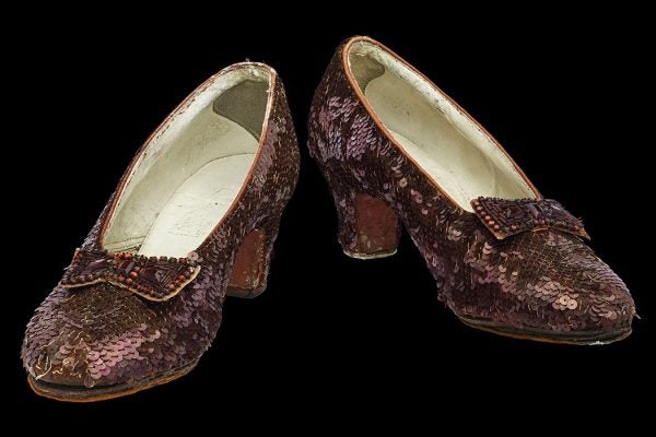 Dorothy's ruby slippers