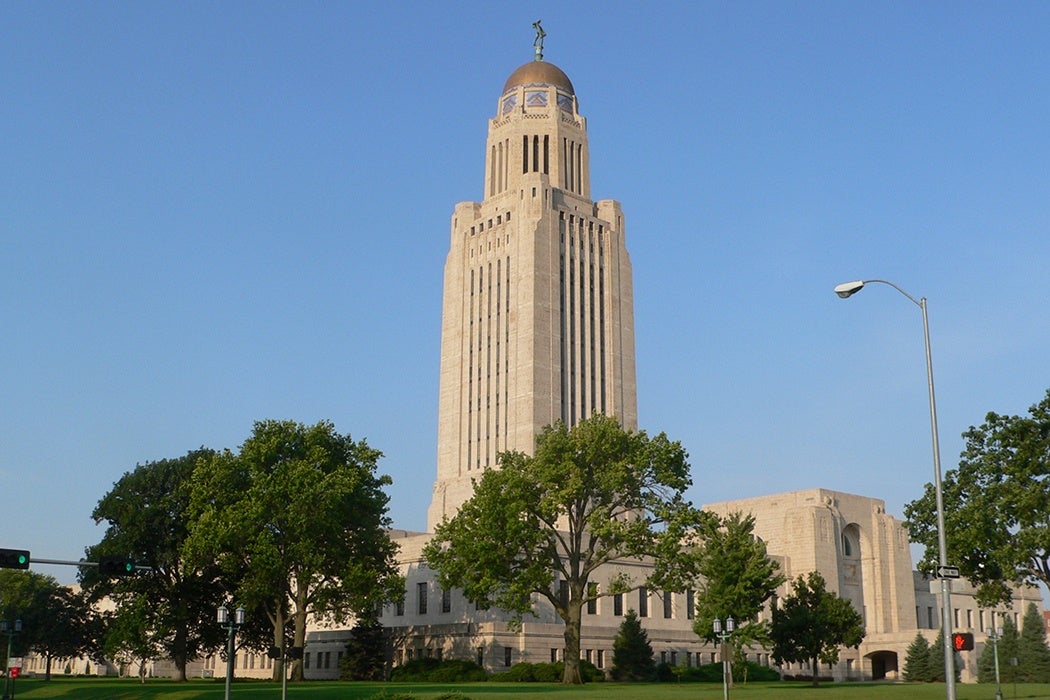 Lincoln, Nebraska state capitol building
