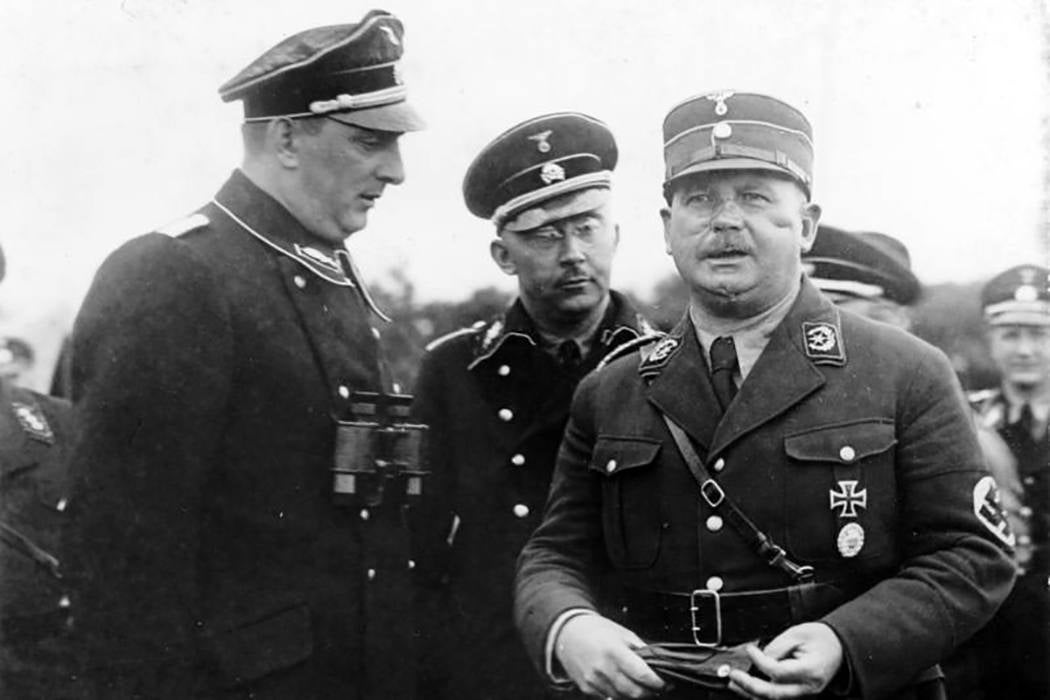 Nazis Kurt Daluege, Heinrich Himmler, Ernst Röhm in 1933