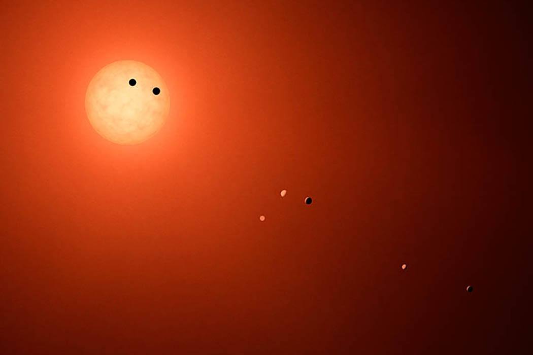 TRAPPIST-1 planet illustration
