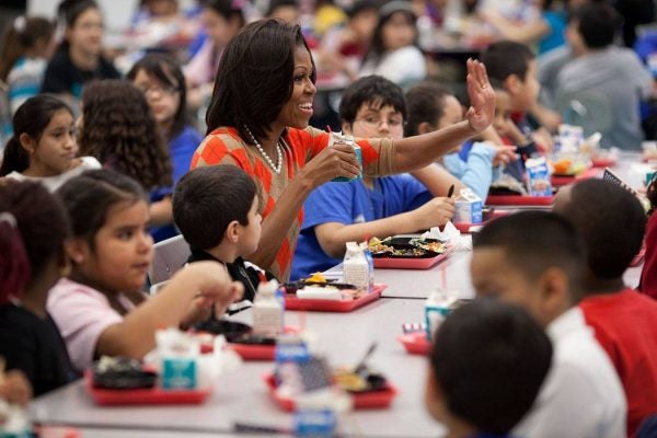 Michelle Obama school lunch