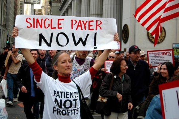 single-payer protest