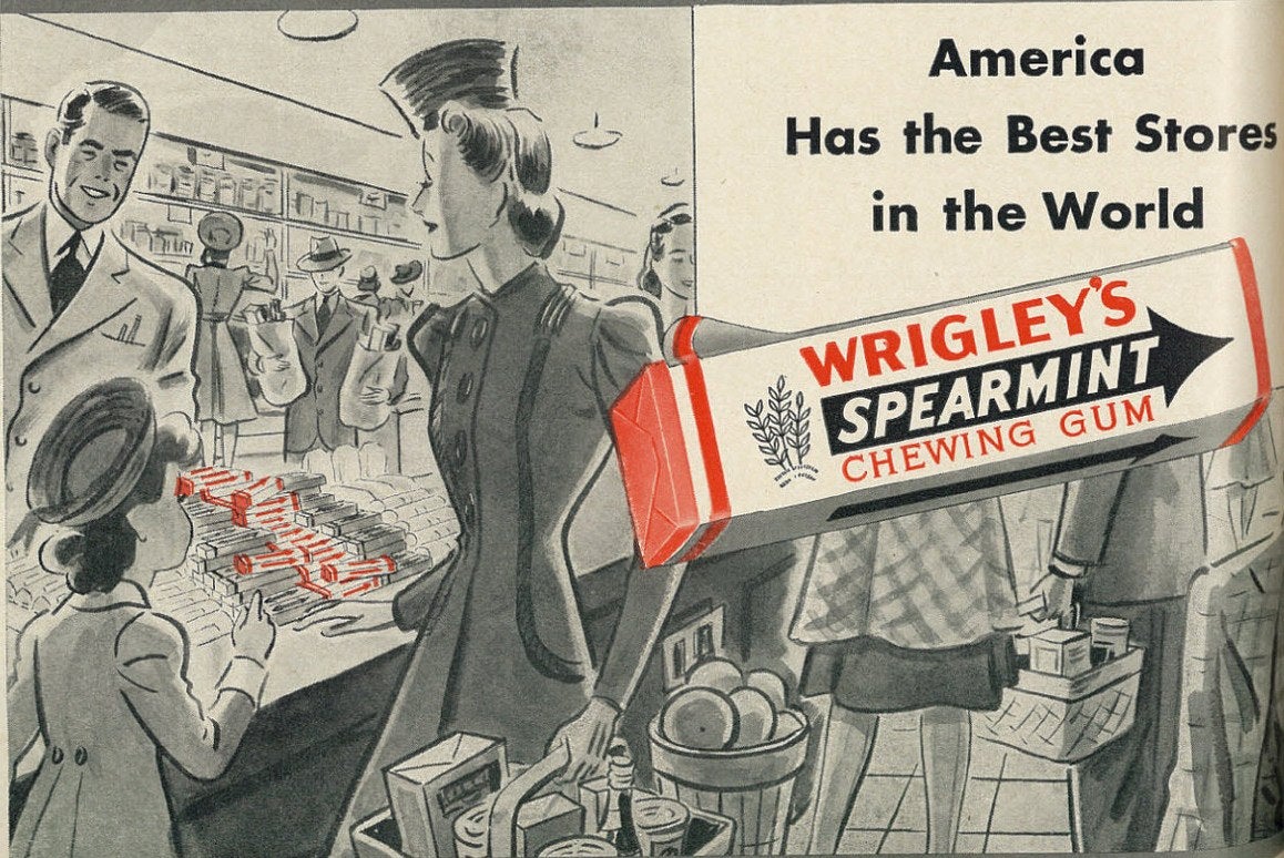 Wrigley's ad 1941