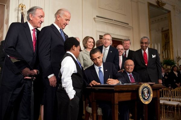 Obamacare signing