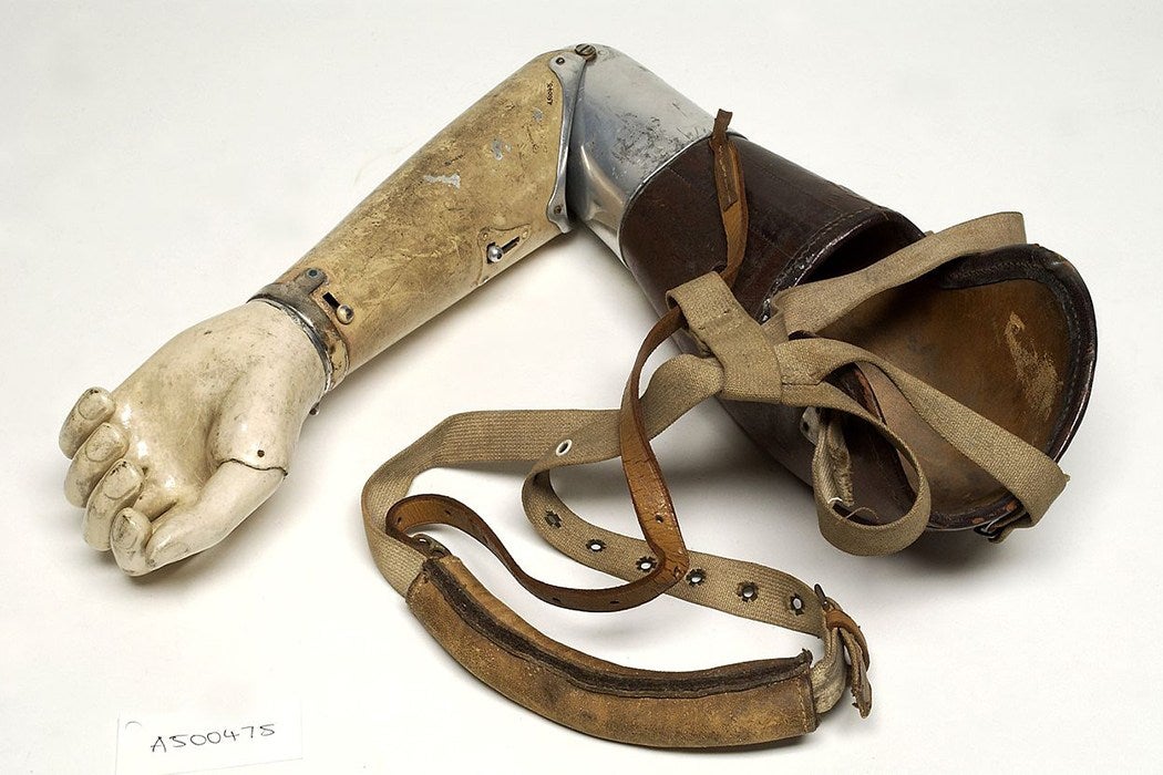WWI prosthetic arm