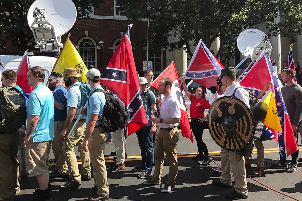 Unite the Right flags