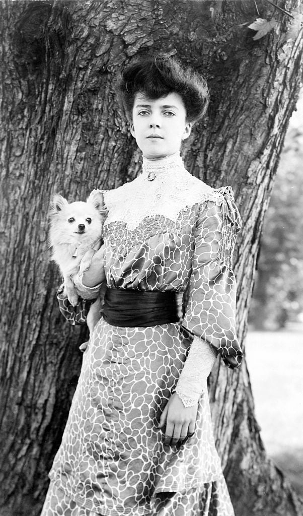 Alice Roosevelt with Dog