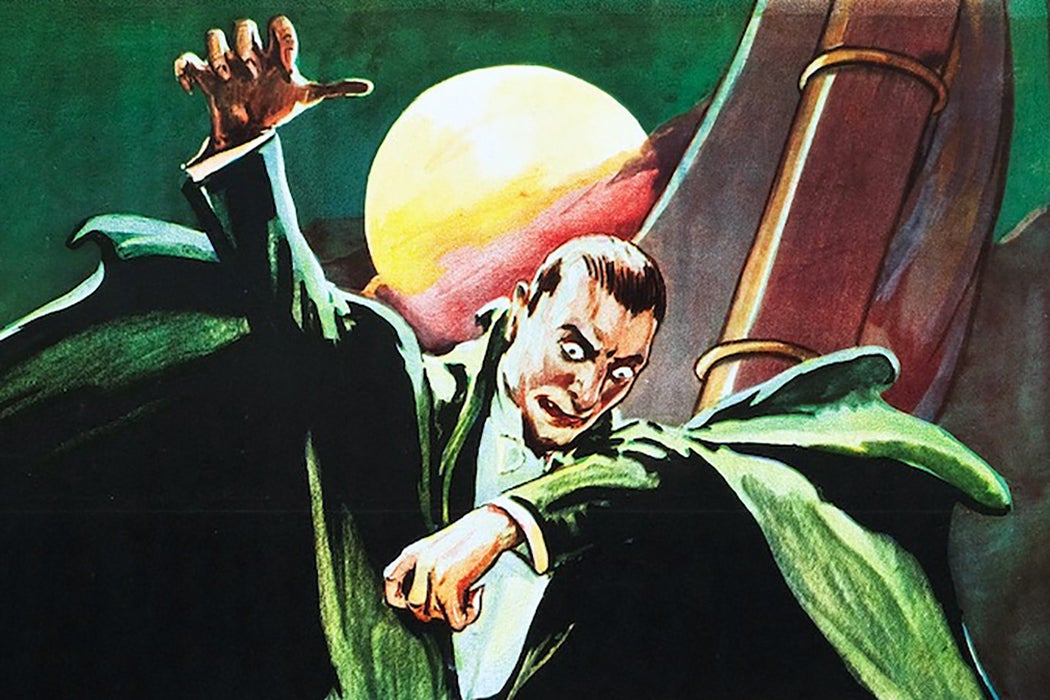 Dracula in a 1931 movie poster