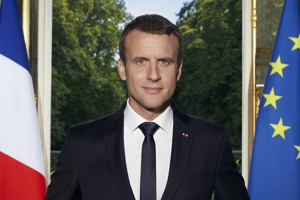 Official Macron portrait