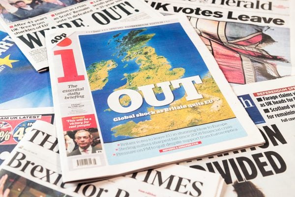 Brexit referendum headlines