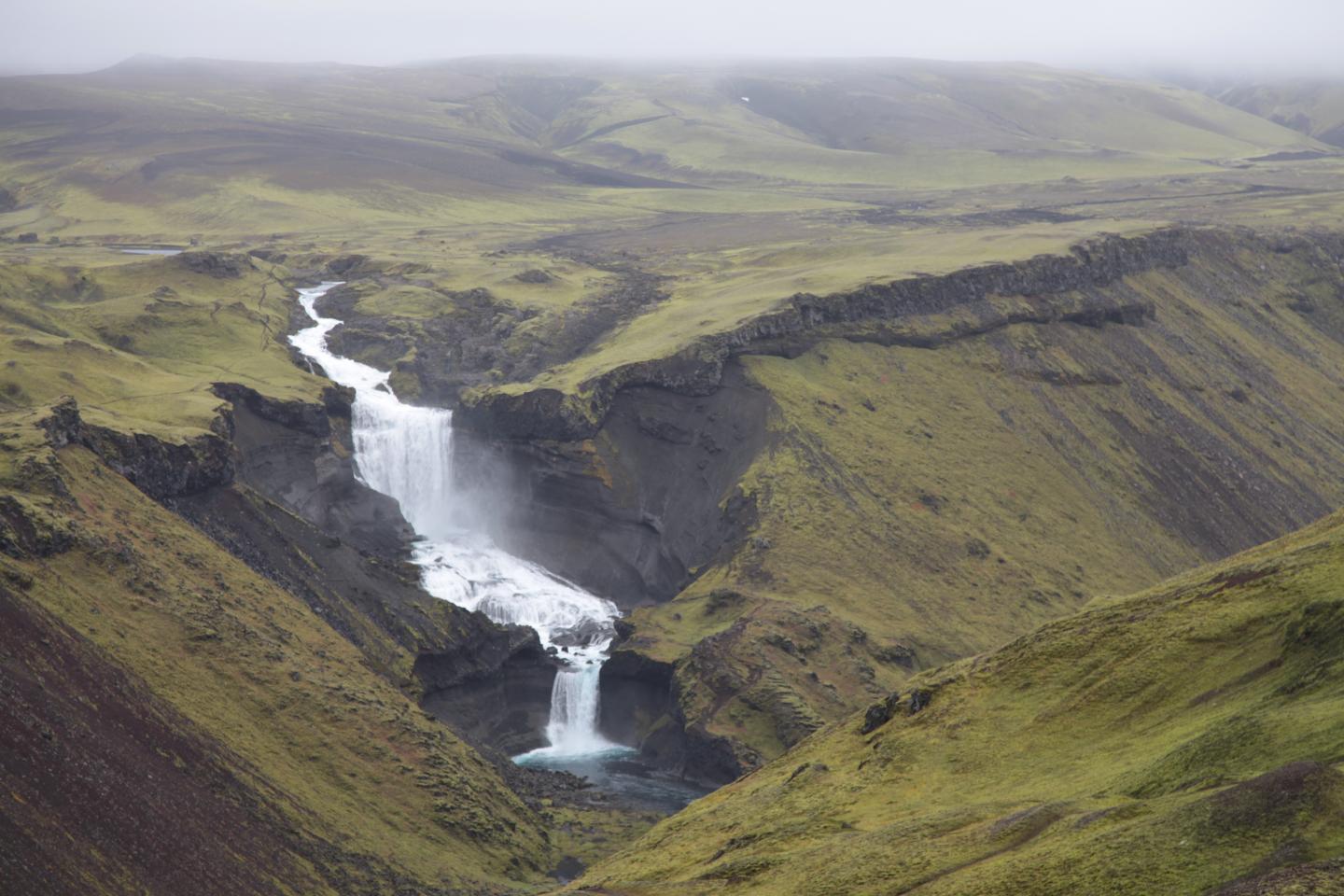 Part of the Eldgjá fissure in southern Iceland.