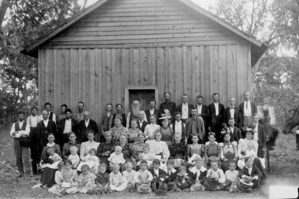 Oklahoma Sunday school class 1900