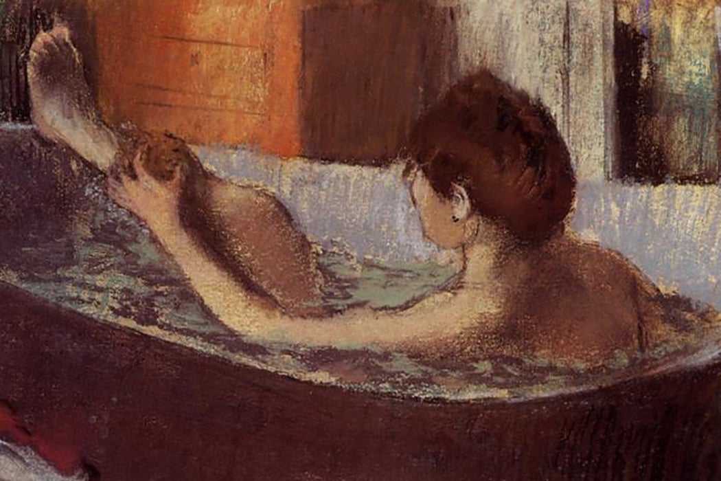 Degas bather