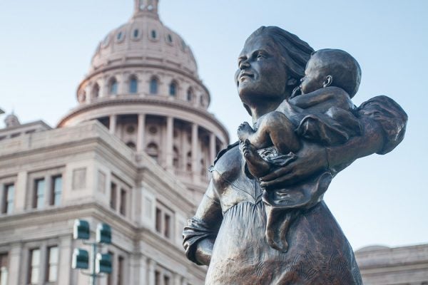 Pioneer Woman at Texas State Capitol