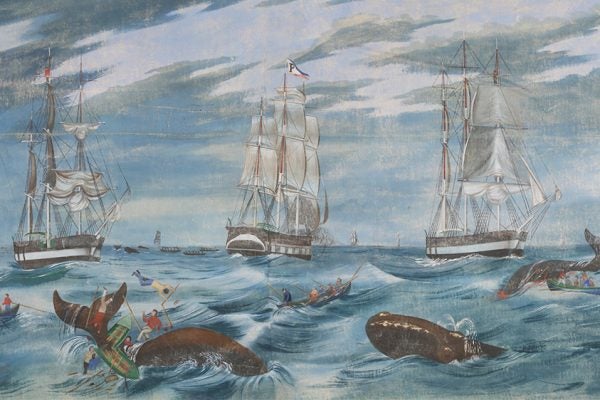 Whaling painting