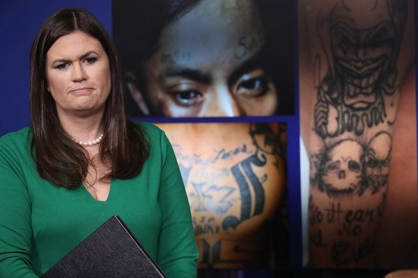 White House Press Secretary Sarah Huckabee Sanders Holds Daily Press Briefing At White House