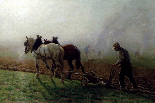 Ploughman painting